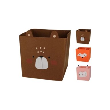 Platnena košara SOVA, MEDVJED, LISICA