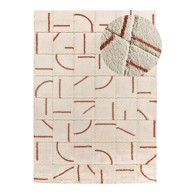 UNIVERSAL Ciglasti/krem tepih 160x230 cm Brenda 