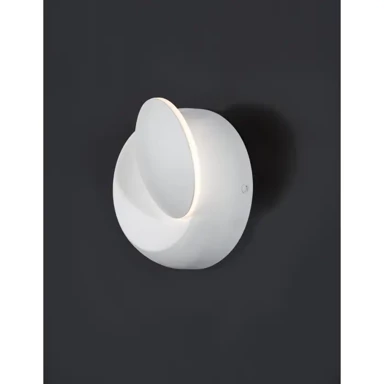 Zidna lampa Odin, LED, 5 W, 3000 K, 247 lm, IP20, bijela