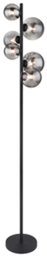 GLOBO LIGHTING Podna svjetiljka Riha LED, crna