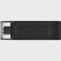 KINGSTON USB stick DataTraveler 70 64 GB 3.2 crni