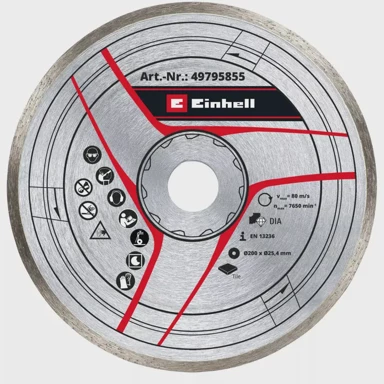 EINHELL Rezna ploča za pločice, dijamantna, 200 x 25,4 x 2,4 mm