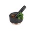BERLINGERHAUS Mužar s tučkom BH-8608, granit, 14 × 8 cm, Black Rose kolekcija