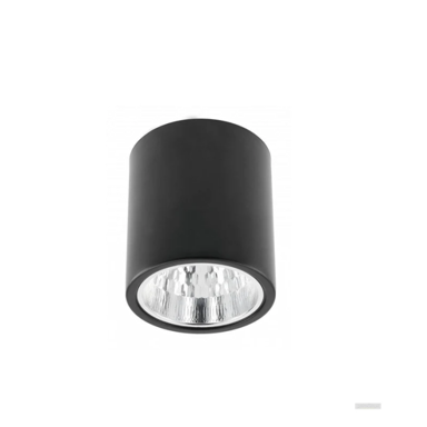 GTV Stropna svjetiljka DRAGO, E27 grlo, 230 V, IP20, crna