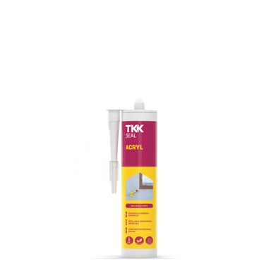 TKK Kit za silikoniranje TEKADOM ACRYL - sivi 300ML
