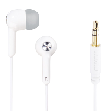 HAMA Slušalice Gloss, žične, in-ear, za glazbu, bijela