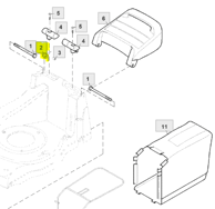 JOHN DEERE Opruga kosilice SA11397 za SA1780/36ACCU/SA753/SA291