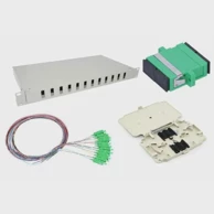 NFO patch panel 1U, 12x SC APC, zatvoren