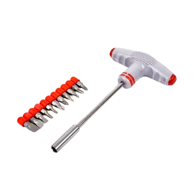 T-odvijač s nastavcima, 11 kom