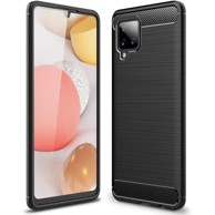 HURTEL Fleksibilna maskica Carbon Case za Samsung Galaxy A42 5G
