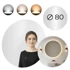 MODERNHOME LED Kupaonsko ogledalo 80 cm, 3 boje svjetla, dodirni prekidač
