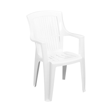 IPAE PROGARDEN Plastična stolica Arpa,5x54x82 bijela