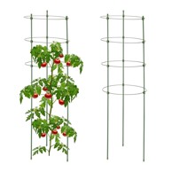 NORTHIX Okrugla metalna rešetka za biljke, 91 cm, set 2 kom, zelena
