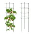 NORTHIX Okrugla metalna rešetka za biljke, 91 cm, set 2 kom, zelena