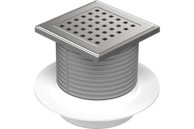 ENPRO Odvod u podu, donji, D 50 mm, prirubnica, GATE rešetka