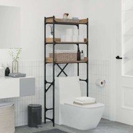 Polica za perilicu rublja, 67 x 25 x 163 cm, konstruirano drvo