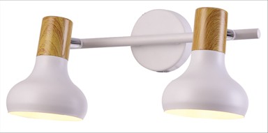 Dekorativna zidna rasvjeta W10157-2, 2xE14, bijela