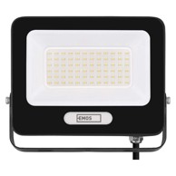 EMOS LED reflektor Glaro ZS2244B, 50 W, IP65, 5000 lm, neutralna bijela, crni