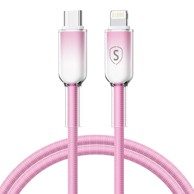 NORTHIX Dynamic Series USB C na Lightning kabel 1 m, 2,4 A, ružičasti