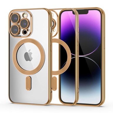 TECH-PROTECT Magshine Magsafe maskica za iPhone 14 Pro Zlatna