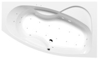POLYSAN Hidromasažna kada, Mamba r, 170x100x44 cm, Active Hydro-Air, kromirana