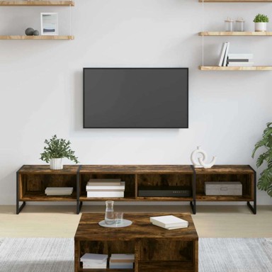 TV ormar Dimni hrast 170.5 x 36 x 30.5 cm, konstruirano drvo