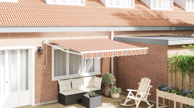 Automatska uvlačiva tenda 350x250 cm, višebojna pruga