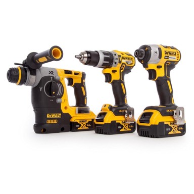 DEWALT Komplet električnog alata Power Tool Combo Kit DCK368P3T-QW (DCH273+DCD796+DCF887)