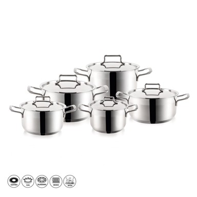 ORION 10-dijelni set pribora od nehrđajućeg čelika Anett