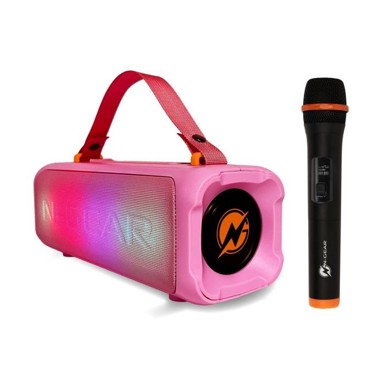N-GEAR Karaoke zvučnik Blazooka 703, 100W, disco LED,  rozi