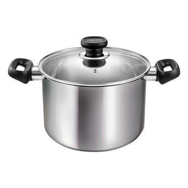 TESCOMA Lonac od nehrđajućeg čelika s poklopcem prikladni za indukcijsko kuhalo 5,5 l Brava