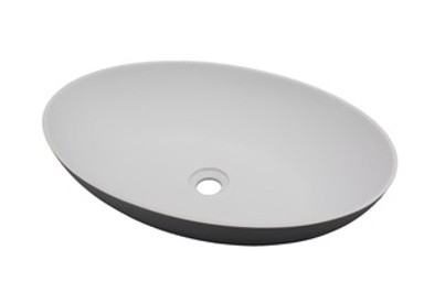 SINK SOLUTION Umivaonik Ellipse 595x395x140 mm, bijeli