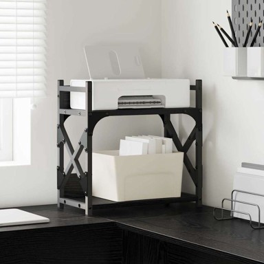 Držač za printer, crni hrast, 40 x 20 x 40 cm, konstruirano drvo