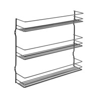 METALTEX Zidni organizator začina od nehrđajućeg čelika Pepito