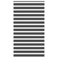 Zavjesa zebra crna 130x230 cm širina tkanine 125,9 cm poliester