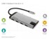 VERBATIM Docking stanica 49142, USB-C, 3x USB-A, 1x USB-C, 1x HDMI, 1x ethernet, sivi