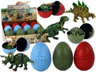 Figurica dinosaura u jajetu 3 boje 9 cm