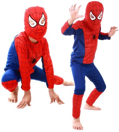 SPIDERMAN Kostim, Veličina L, 120–130 cm