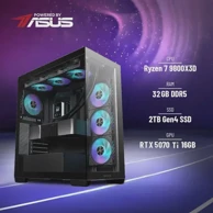 BAB Stolno računalo Inferno X / AMD Ryzen 7 9800X3D, 32GB, 2TB SSD, RTX 5070 Ti, Windows 11 Pro