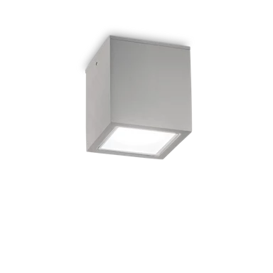 Stropna svjetiljka Techo, PL1, velika, GU10, IP54, ID326887, siva