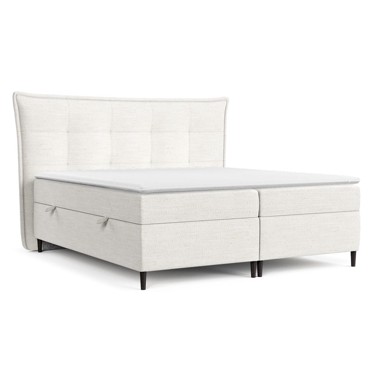 MAISON DE RÊVE Boxspring krevet s prostorom za pohranu, Sinai 140x200 cm, krem