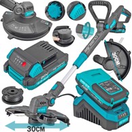 MAJSTER Teleskopska kosilica 20V set, zelena