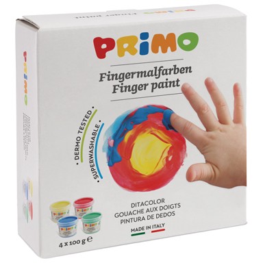 CMP Tempera boja za ruke 100 g x 4 boje u čašama