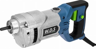 NIKCORP Profesionalni vibrator za beton WDS2450, 1300 W, 230-240 V, 4000 o/min, za stropove, podove, trake i temelje, uklanjanje mjehurića zraka, povećanje gustoće i čvrstoće betona, blokada prekidača