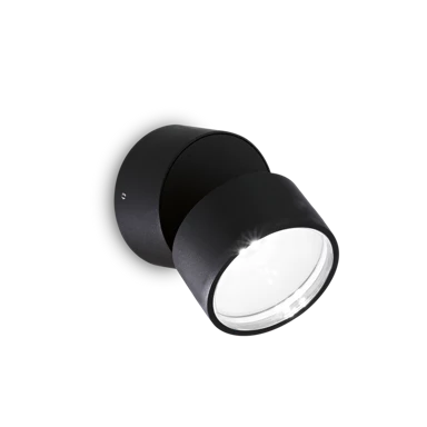Zidna svjetiljka Omega led, AP, 4000 K, IP54, ID285504, crna