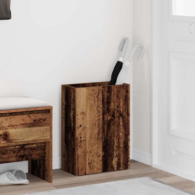 Stalak za kišobrane, s pohranom, 40 × 20 × 55,5 cm, staro drvo