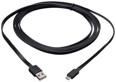 NACON Kabel USB na Micro USB za PS4, 3 m, crni