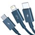 BASEUS Kabel, Superior Series, 3u1, USB na micro USB / USB-C / Lightning, 3.5A, 1.2m 