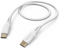 HAMA Fleksibilni USB-C kabel za punjenje i prijenos podataka, 1,5 m, bijeli