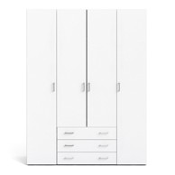 TVILUM Bijeli ormar 154x200 cm Space 